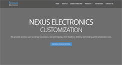 Desktop Screenshot of nexus-electronic.com